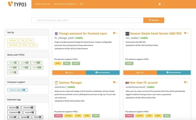 best cms platforms TYPO3
