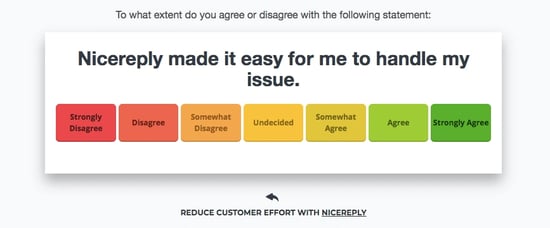customer effort score