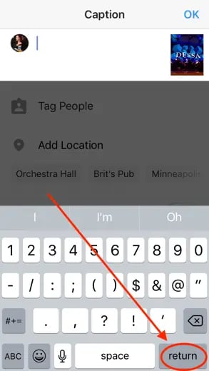 Return key