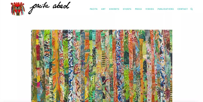 artistic web design: pacita abad 