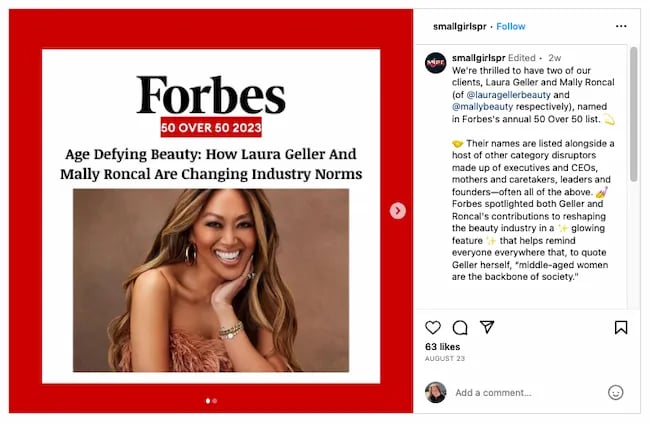 Owned media, Small Girls PR